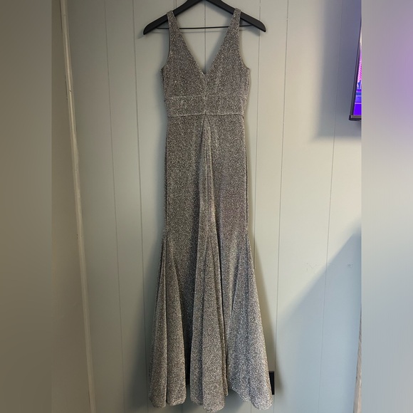Shimmery Prom Dress - Picture 5 of 10